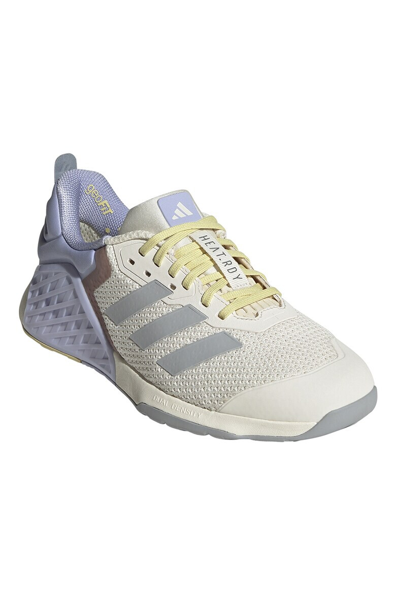 adidas Performance Фитнес обувки Dropset 3 - Слонова кост/Прашно синьо - Pepit.bg