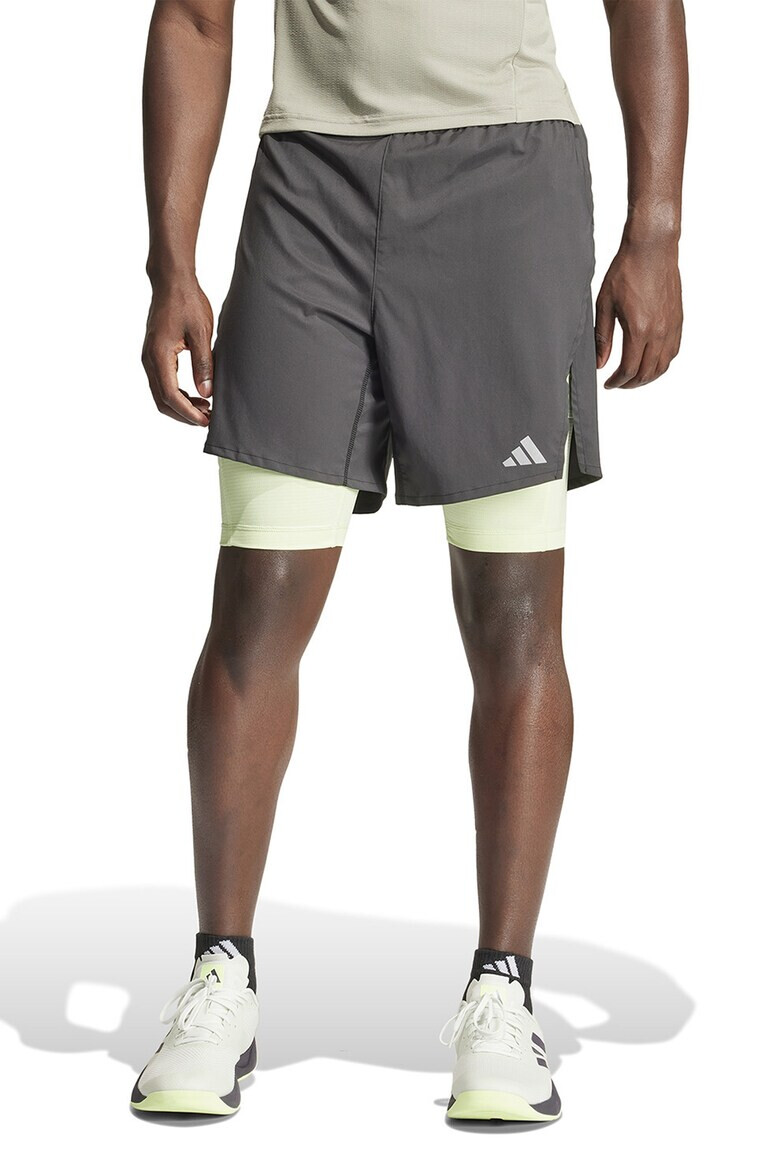 adidas Performance Фитнес шорти HIIT Elev с дизайн 2 в 1 - Pepit.bg