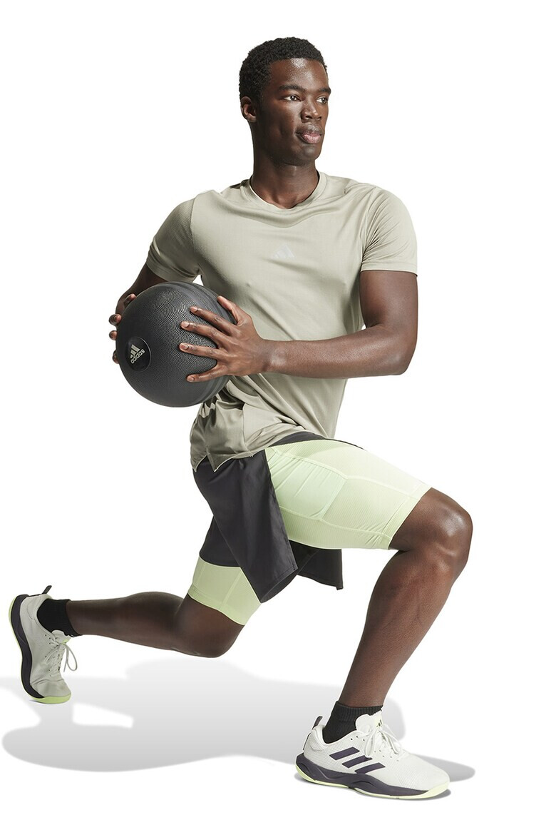 adidas Performance Фитнес шорти HIIT Elev с дизайн 2 в 1 - Pepit.bg
