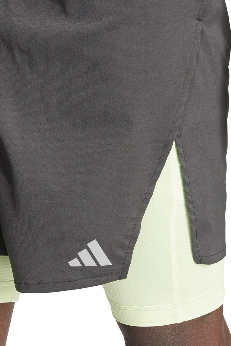 adidas Performance Фитнес шорти HIIT Elev с дизайн 2 в 1 - Pepit.bg