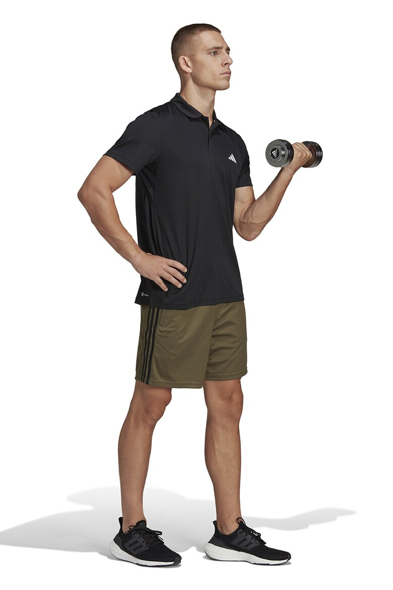 adidas Performance Фитнес тениска с яка - Pepit.bg