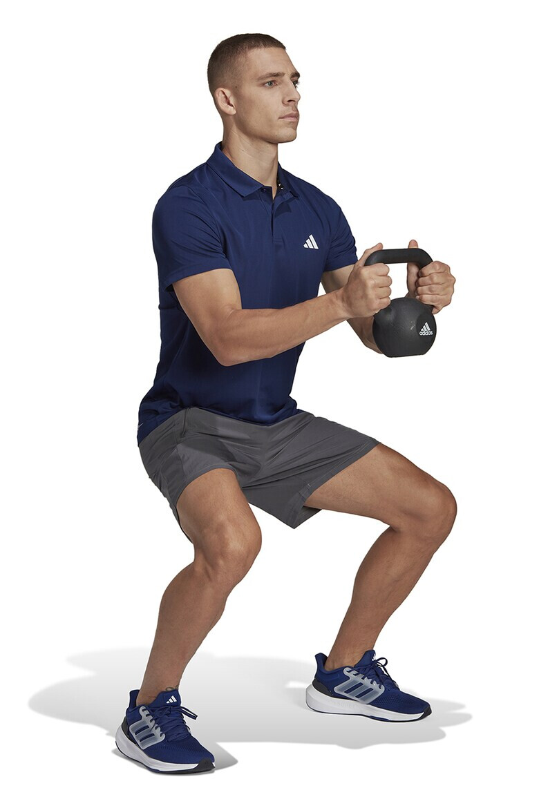 adidas Performance Фитнес тениска с яка - Pepit.bg