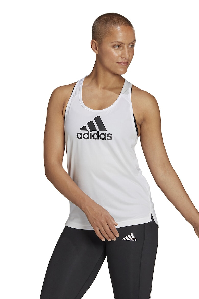 adidas Performance Фитнес топ с изрязан гръб - Pepit.bg