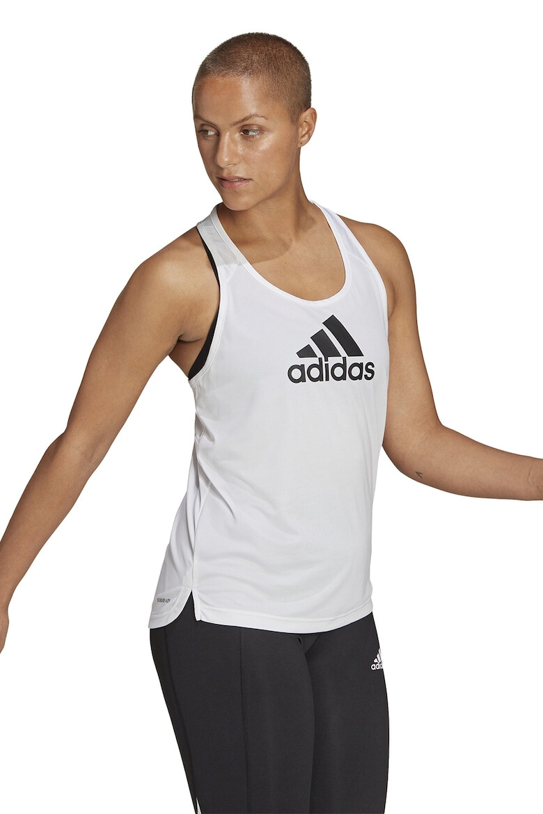 adidas Performance Фитнес топ с изрязан гръб - Pepit.bg