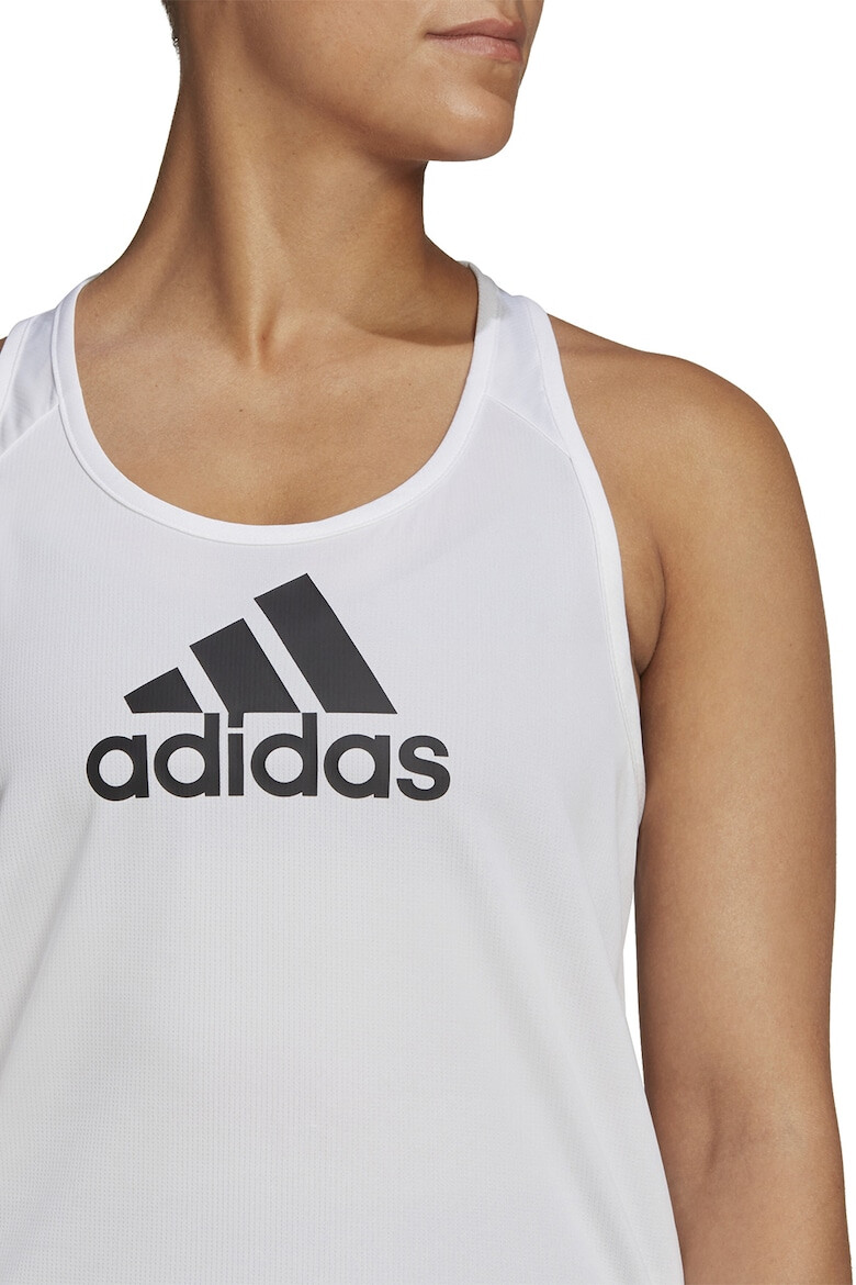 adidas Performance Фитнес топ с изрязан гръб - Pepit.bg