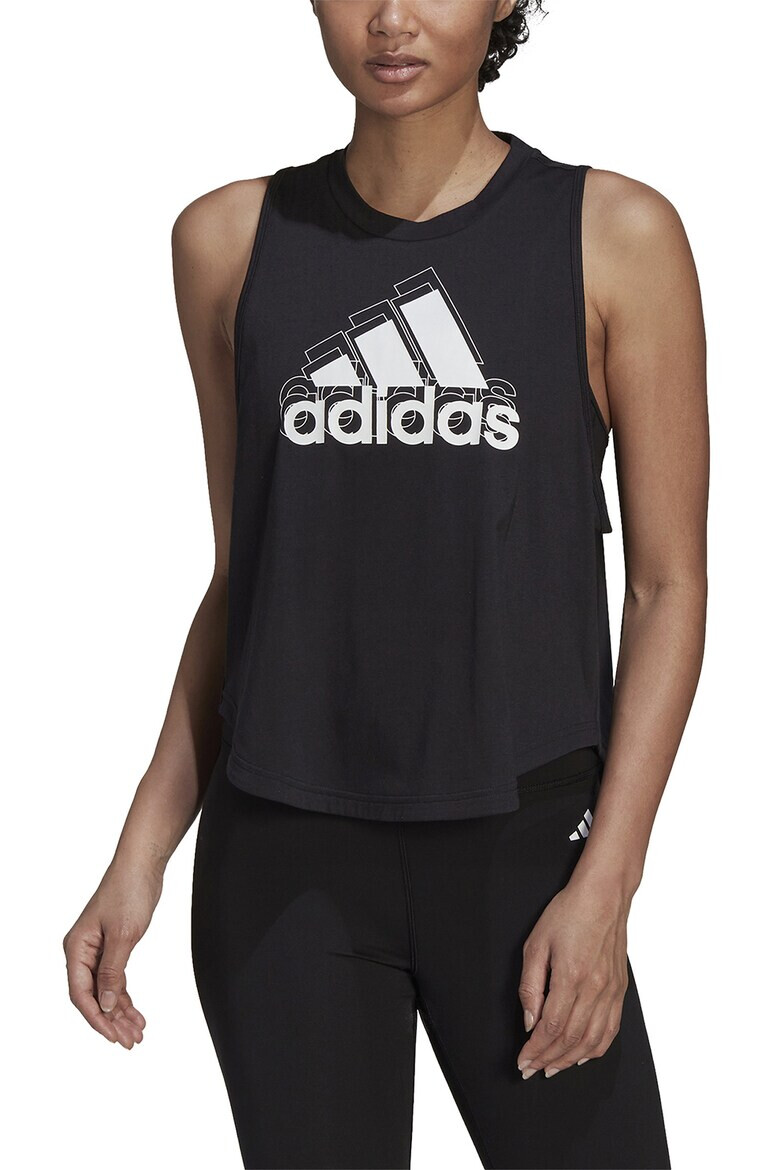 adidas Performance Фитнес топ с лого - Pepit.bg