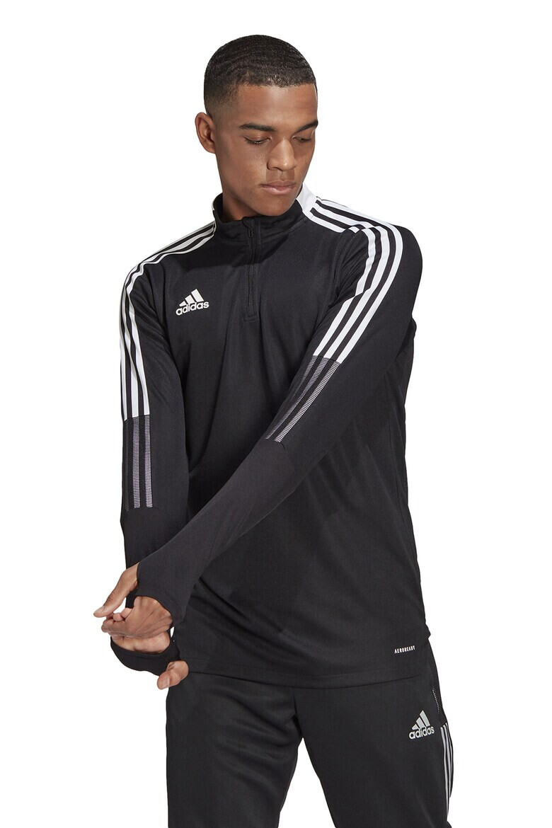 adidas Performance Футболен суитшърт Tiro21 с къс цип - Pepit.bg