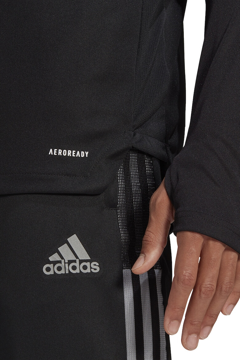 adidas Performance Футболен суитшърт Tiro21 с къс цип - Pepit.bg