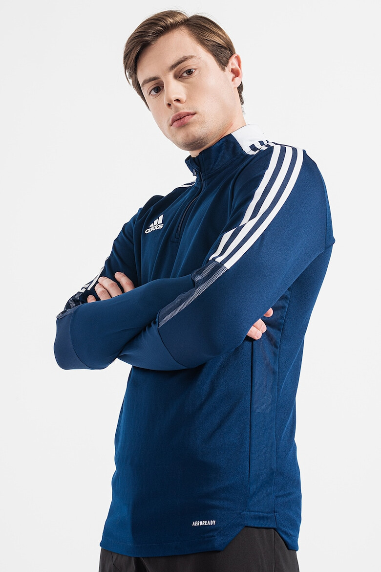 adidas Performance Футболен суитшърт Tiro21 с къс цип - Pepit.bg