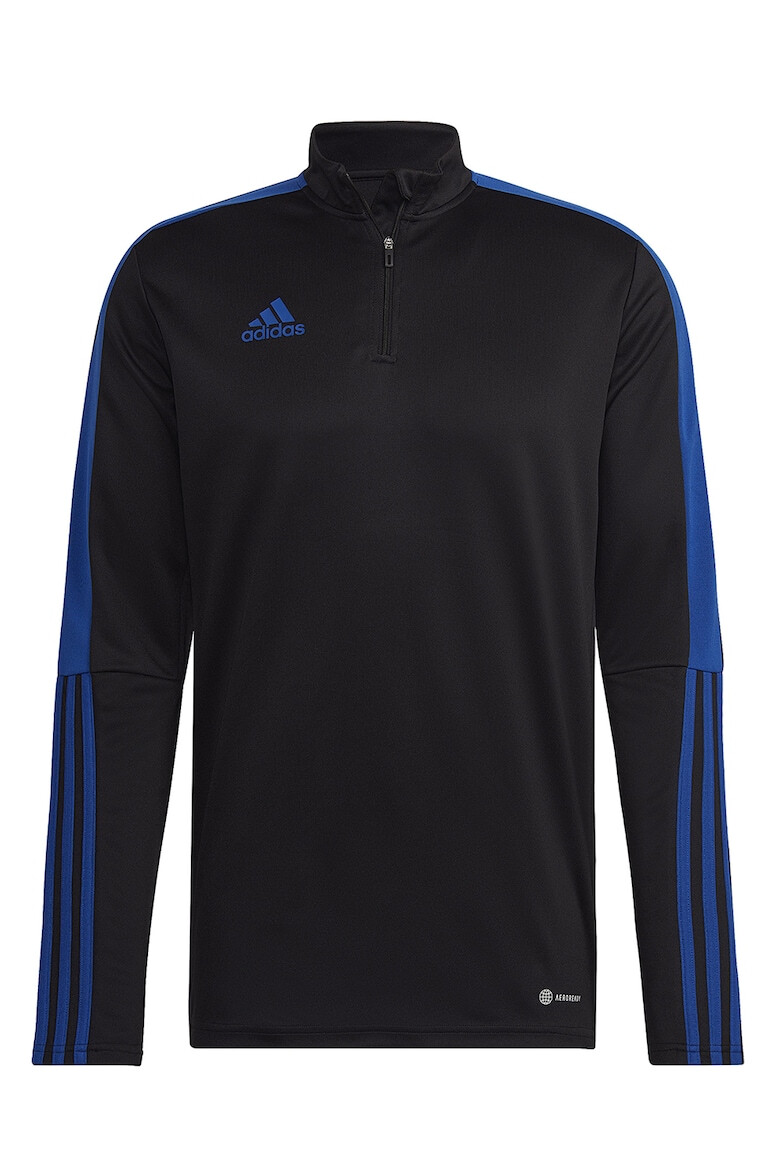 adidas Performance Футболна блуза с къс цип и лого - Pepit.bg