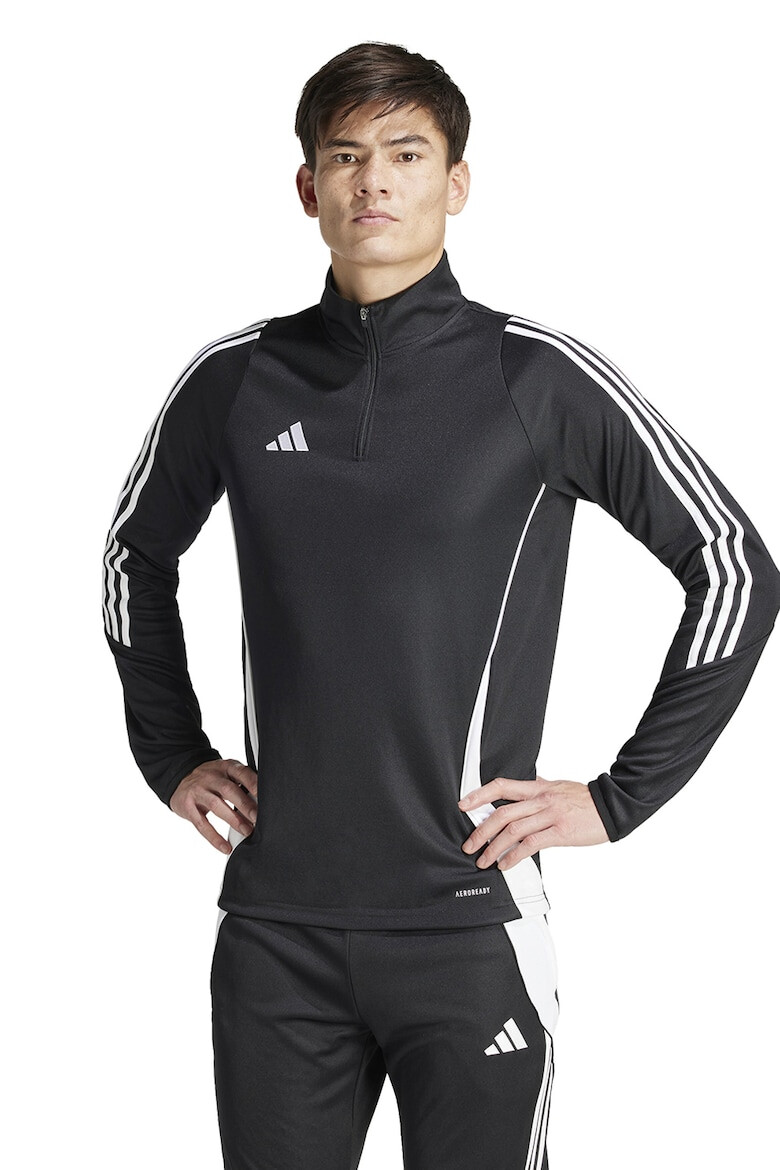 adidas Performance Футболна блуза Trio24 с къс цип - Pepit.bg