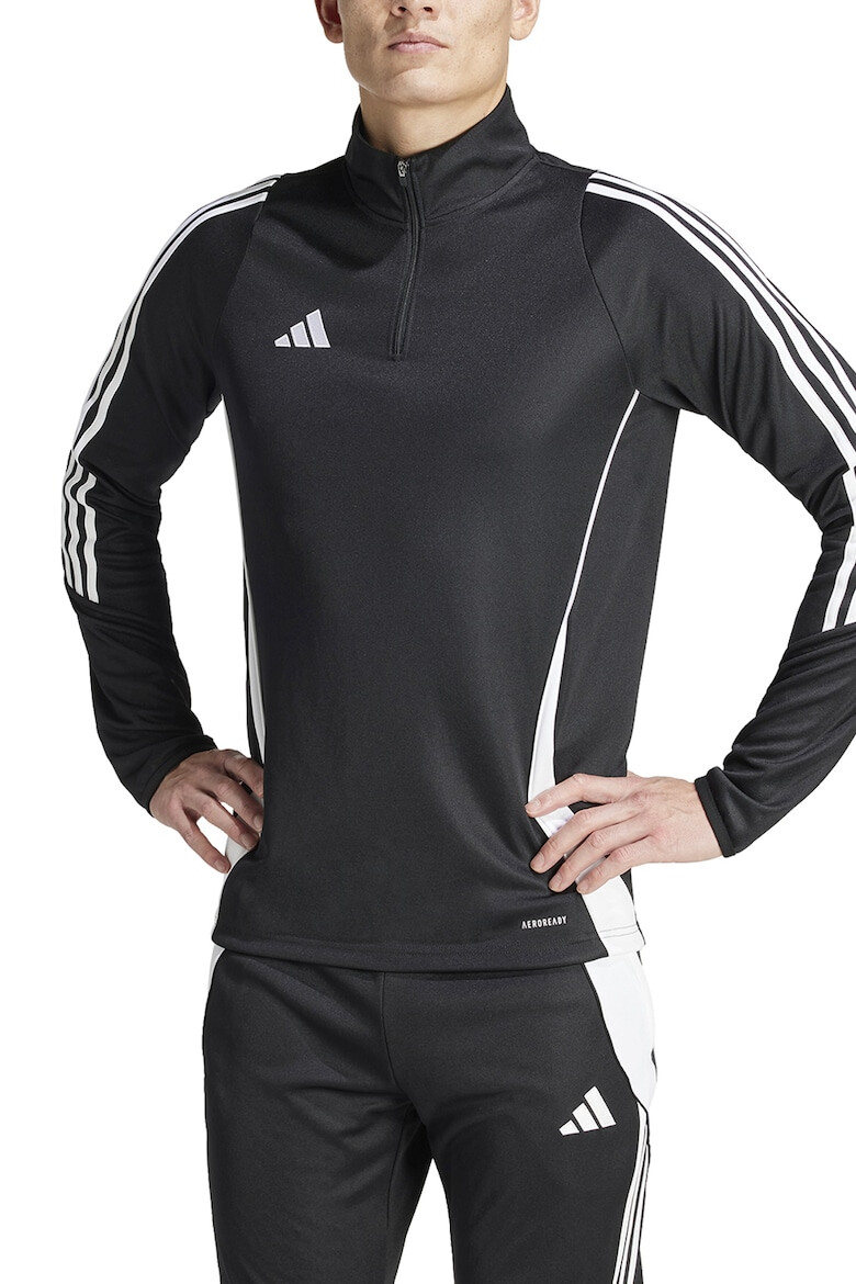 adidas Performance Футболна блуза Trio24 с къс цип - Pepit.bg