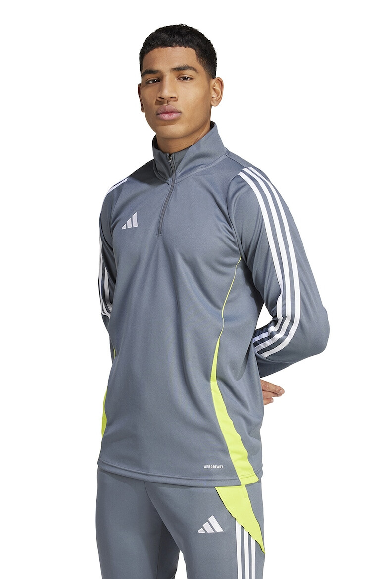 adidas Performance Футболна блуза Trio24 с къс цип - Pepit.bg