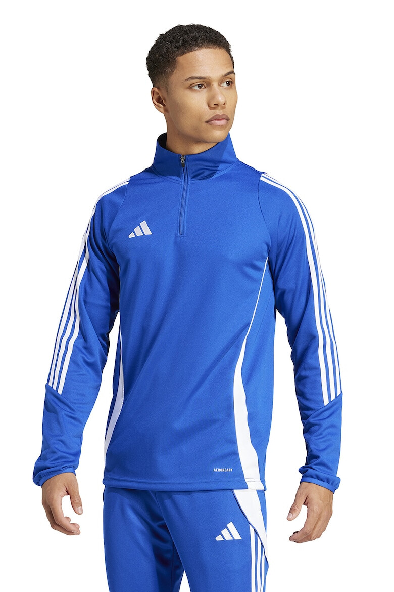 adidas Performance Футболна блуза Trio24 с къс цип - Pepit.bg