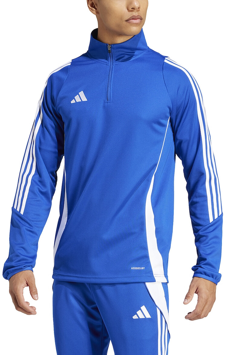 adidas Performance Футболна блуза Trio24 с къс цип - Pepit.bg