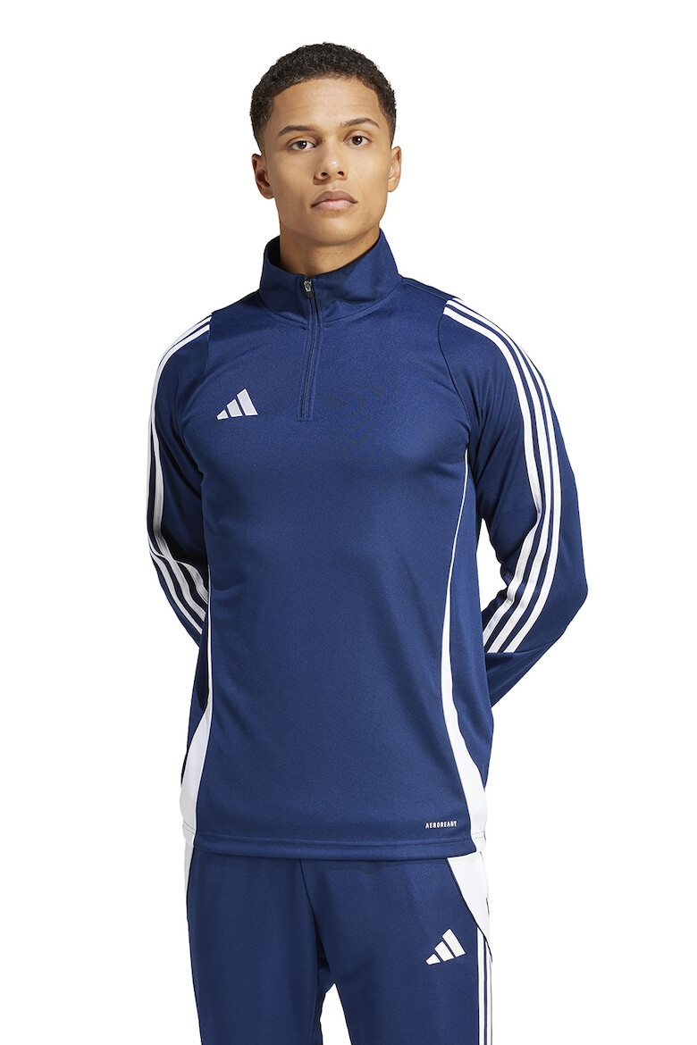 adidas Performance Футболна блуза Trio24 с къс цип - Pepit.bg