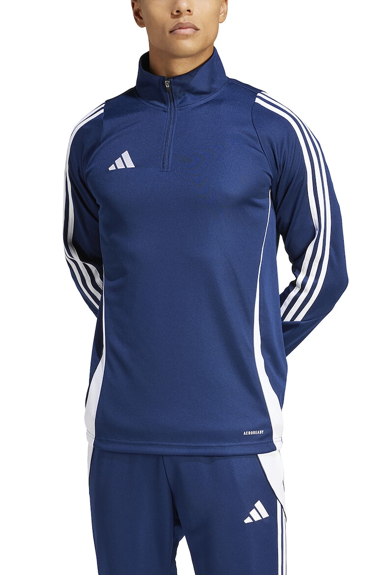 adidas Performance Футболна блуза Trio24 с къс цип - Pepit.bg