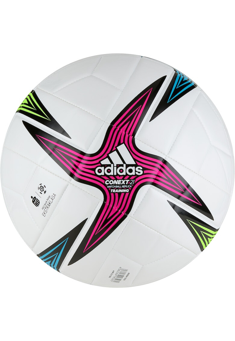 adidas Performance Футболна топка EKSTRAKLASA TRN WHITE/BLACK/SHOPNK/S for men white - Pepit.bg