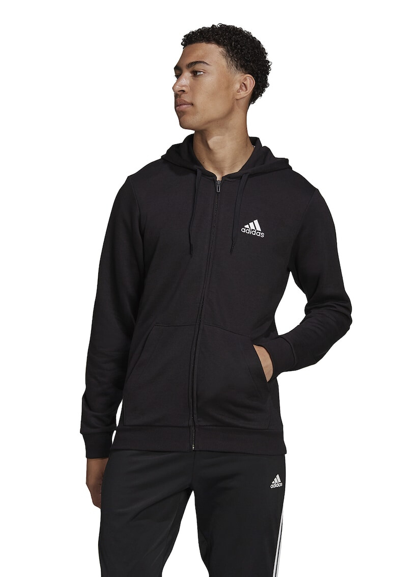 adidas Performance Суитшърт Essentials с цип и лого - Pepit.bg