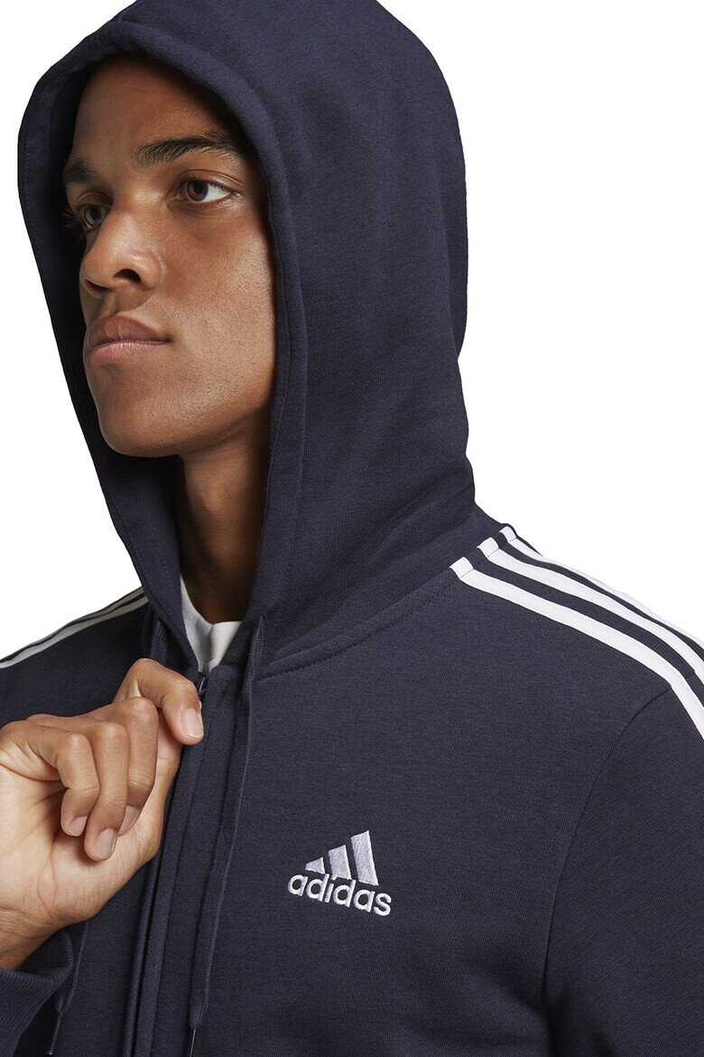 adidas Sportswear Худи Essentials с цип и 3 ивици - Pepit.bg