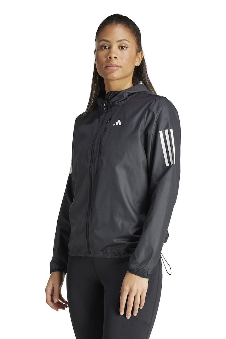 adidas Performance Яке за бягане с лого - Черен - Pepit.bg