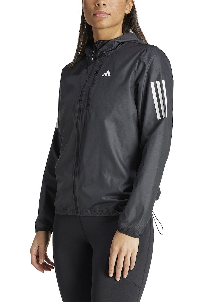 adidas Performance Яке за бягане с лого - Черен - Pepit.bg