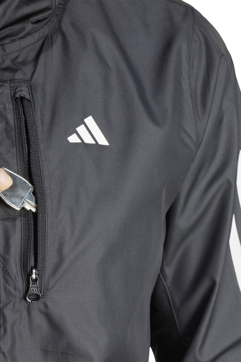 adidas Performance Яке за бягане с лого - Черен - Pepit.bg