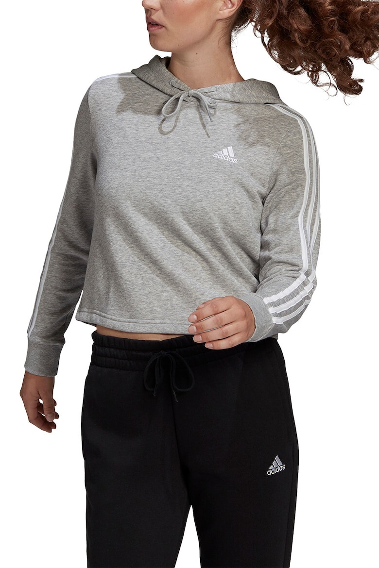 adidas Performance Къс суитшърт с характерни ивици - Pepit.bg