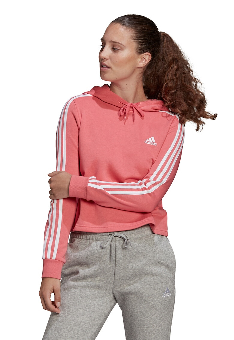 adidas Performance Къс суитшърт с качулка - Pepit.bg