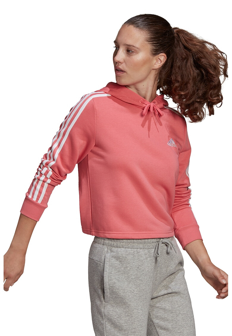 adidas Performance Къс суитшърт с качулка - Pepit.bg