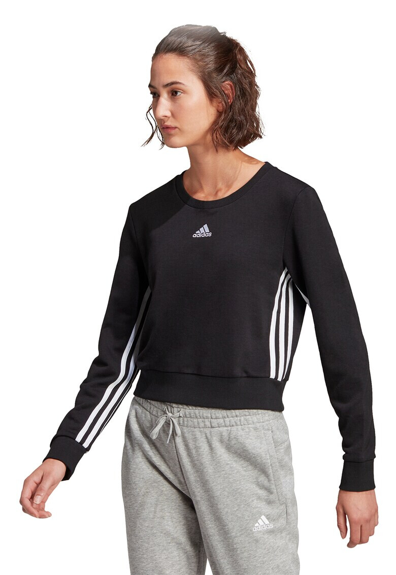 adidas Performance Къс суитшърт с лого - Pepit.bg
