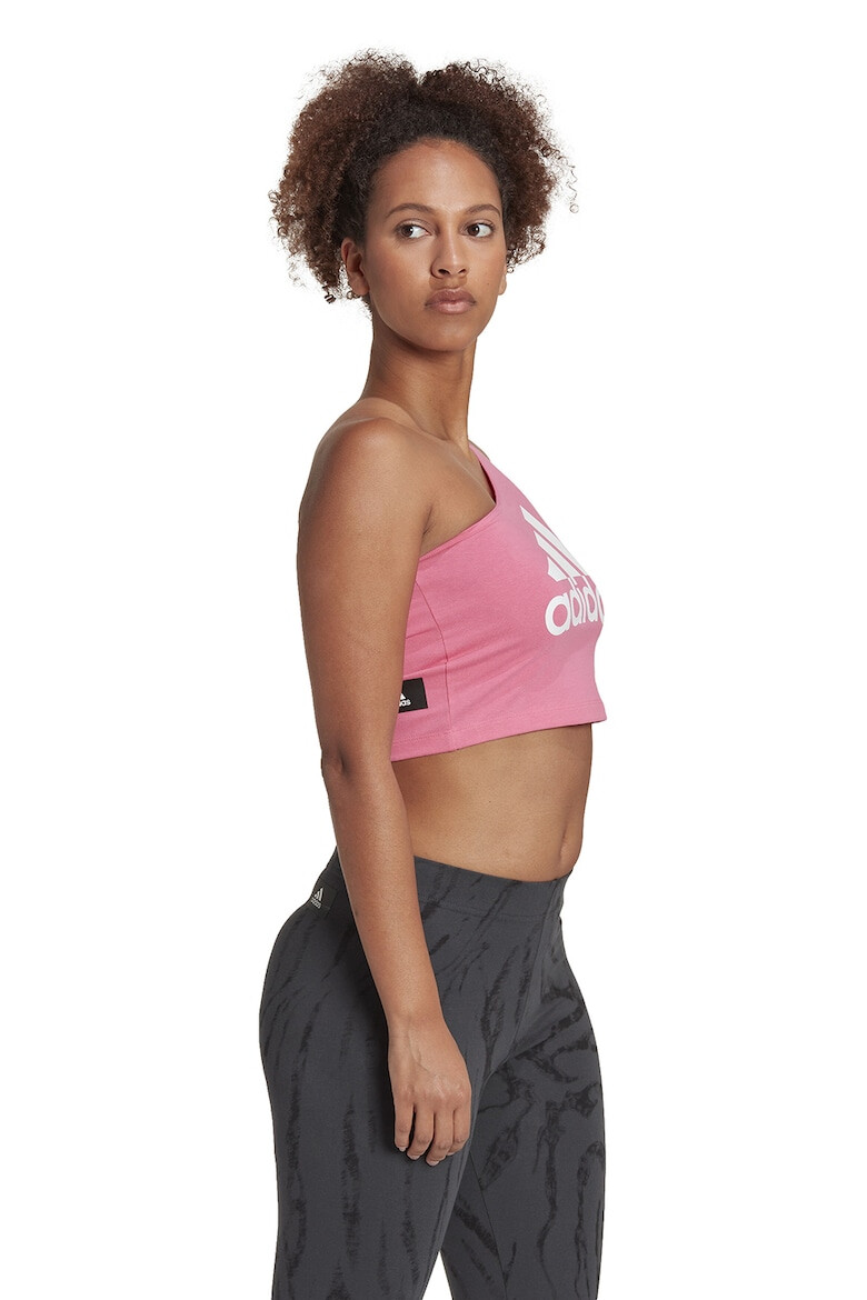 adidas Sportswear Къс топ с едно рамо и лого - Pepit.bg