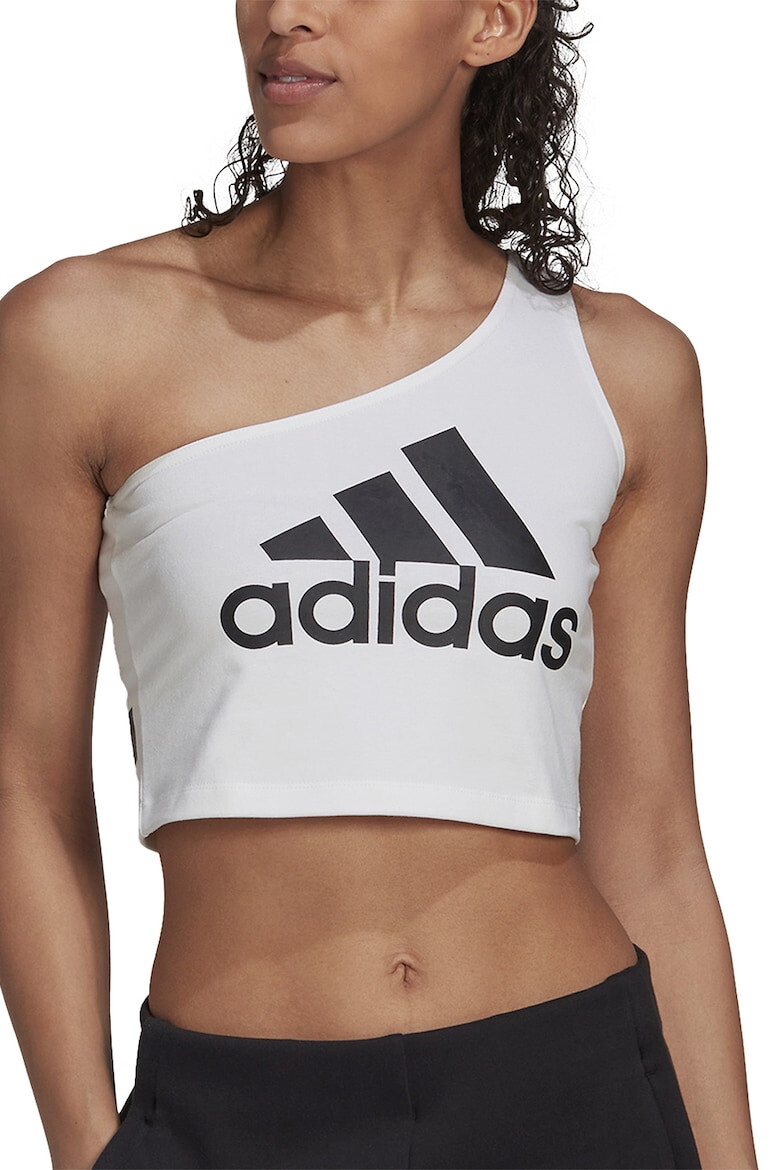 adidas Sportswear Къс топ с едно рамо и лого - Pepit.bg