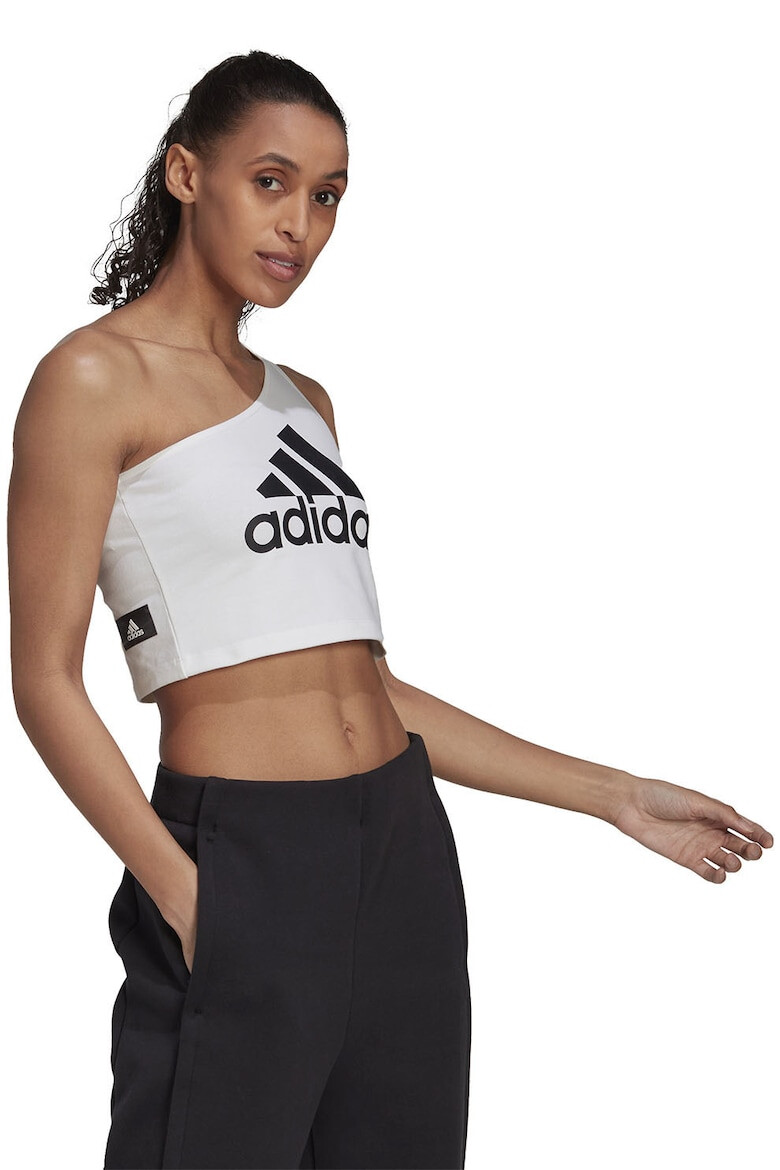 adidas Sportswear Къс топ с едно рамо и лого - Pepit.bg