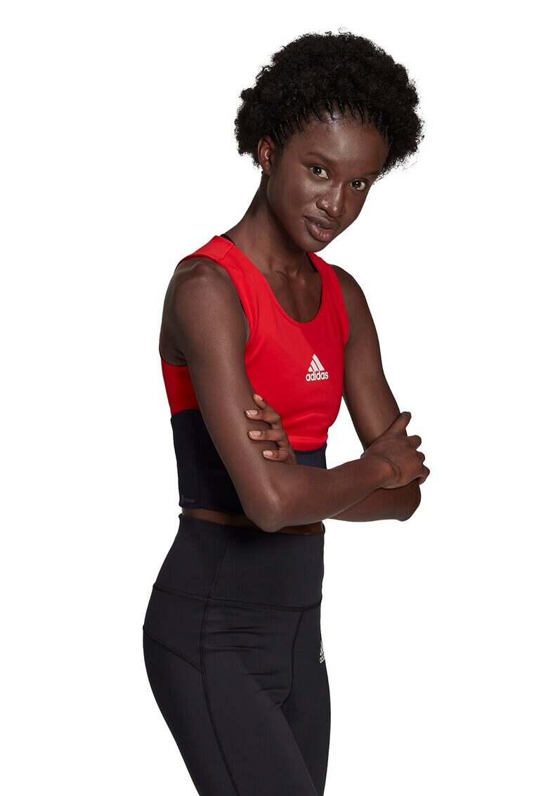 adidas Performance Къс тренировъчен топ - Pepit.bg