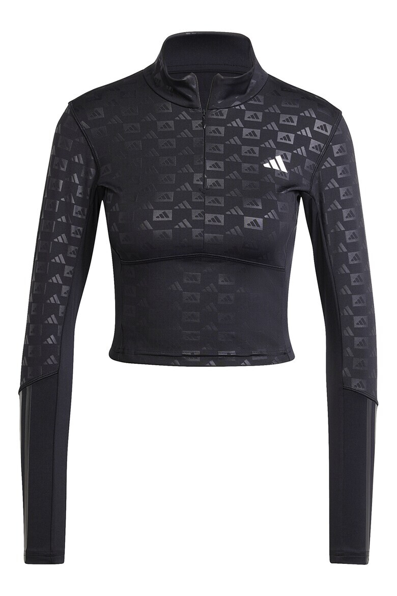 adidas Performance Къса фитнес блуза с лога - Pepit.bg