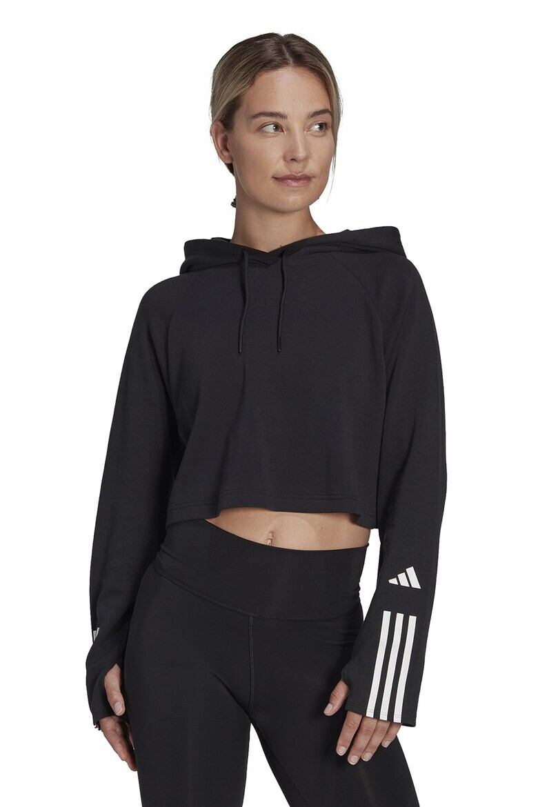 adidas Performance Късо тренировъчно худи Essentials с паднали ръкави - Pepit.bg