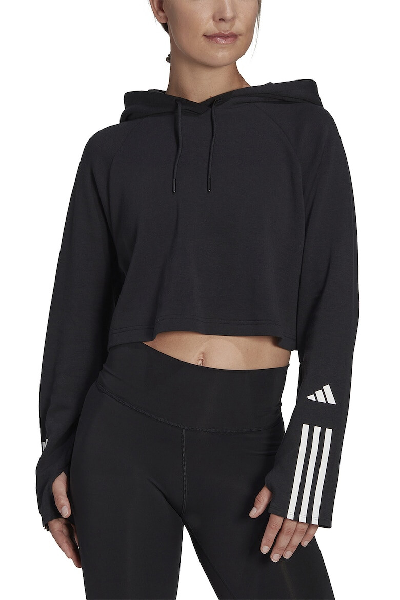 adidas Performance Късо тренировъчно худи Essentials с паднали ръкави - Pepit.bg