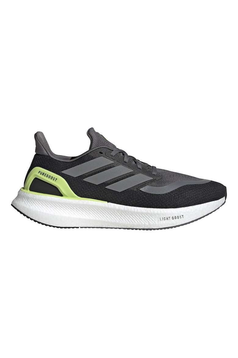 adidas Performance Обувки Pureboost 5 за бягане - Черен/Лайм зелено - Pepit.bg