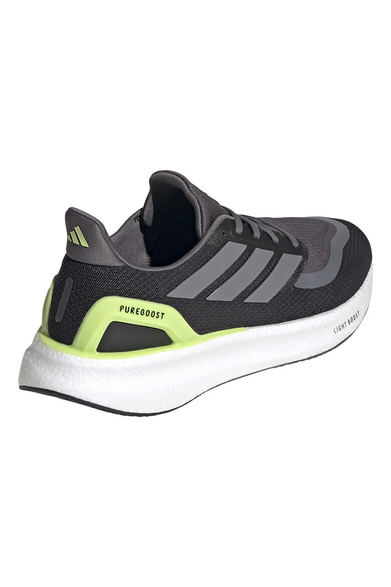 adidas Performance Обувки Pureboost 5 за бягане - Черен/Лайм зелено - Pepit.bg