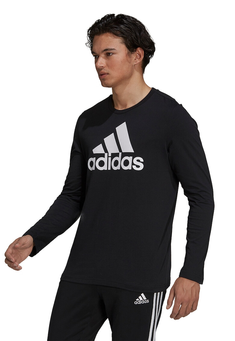 adidas Performance Памучна блуза с лого - Pepit.bg