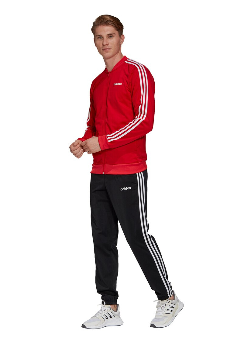 adidas Performance Спортен екип с цип и ивици - Pepit.bg