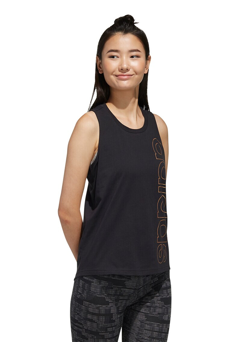 adidas Performance Спортен топ Essentials с лого - Pepit.bg