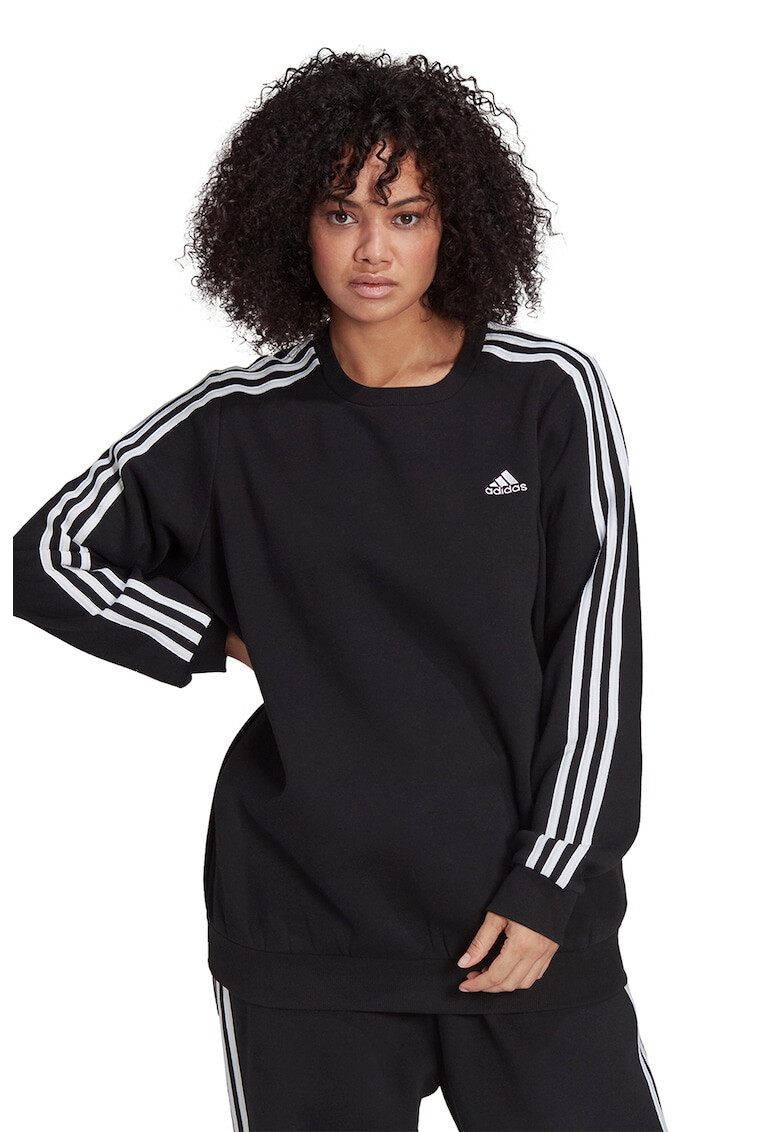 adidas Performance Суитшърт Essentials в размер плюс с ивици - Pepit.bg