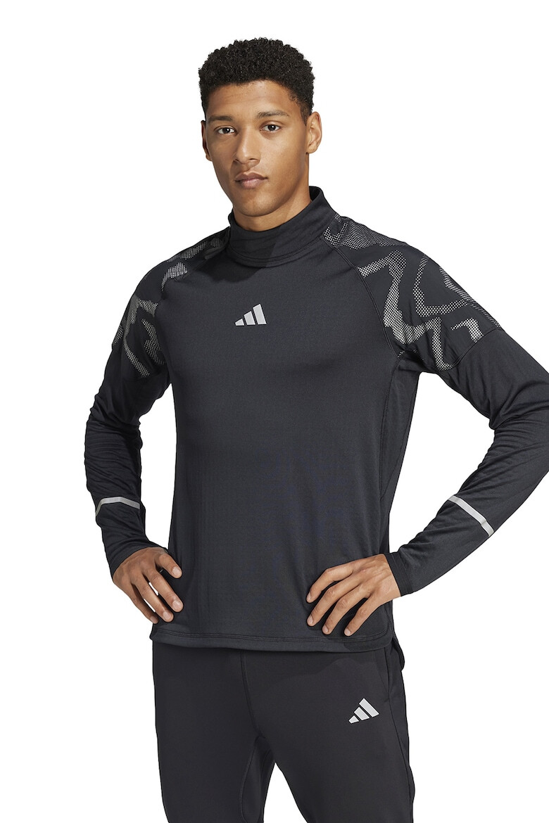 adidas Performance Суитшърт Hi-Vis с къс цип - Pepit.bg