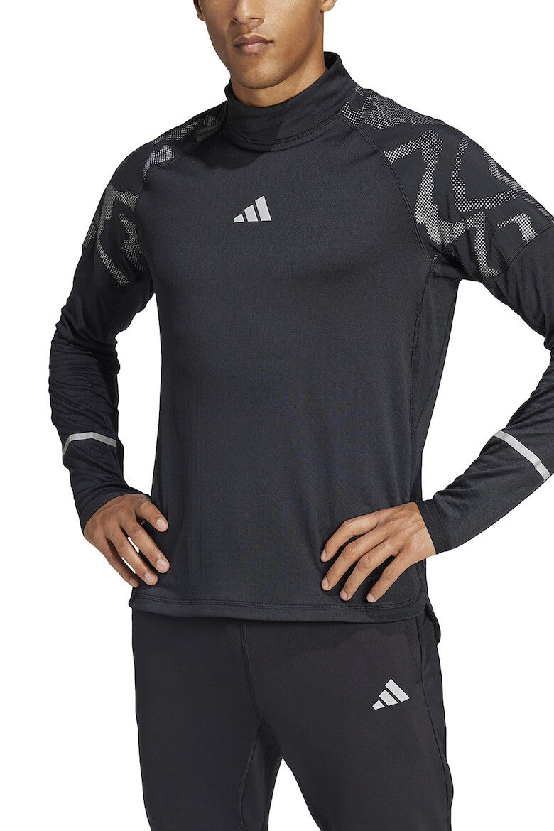 adidas Performance Суитшърт Hi-Vis с къс цип - Pepit.bg