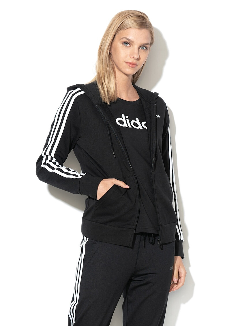 adidas Performance Суитшърт с качулка и цип - Pepit.bg