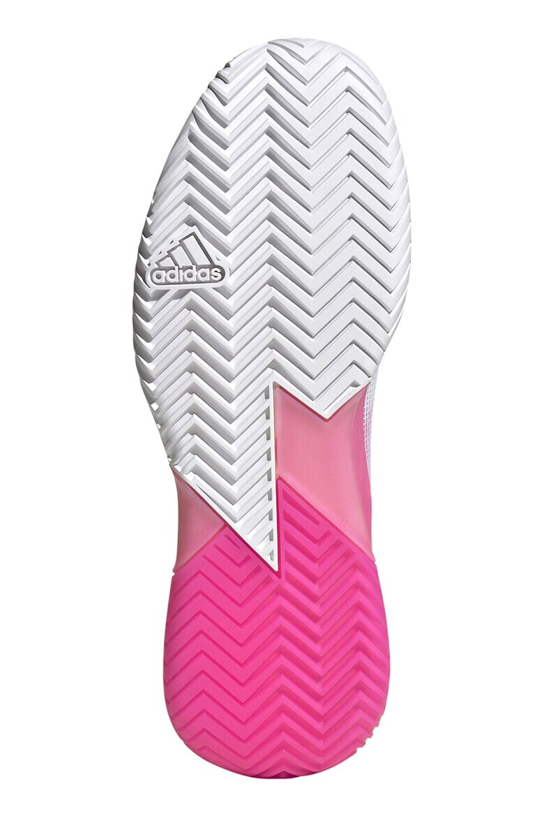 adidas Performance Тенис обувки Defiant Speed 2 - Бял/Розово - Pepit.bg