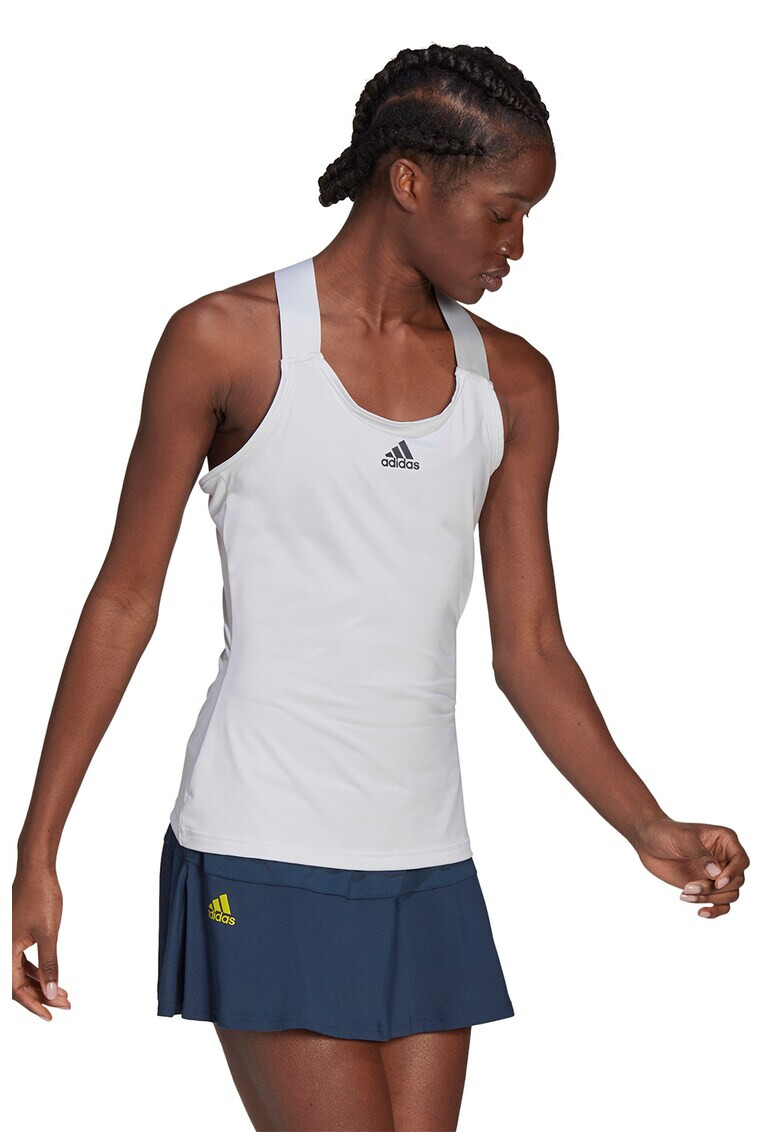adidas Performance Тенис топ с изрязан гръб - Pepit.bg