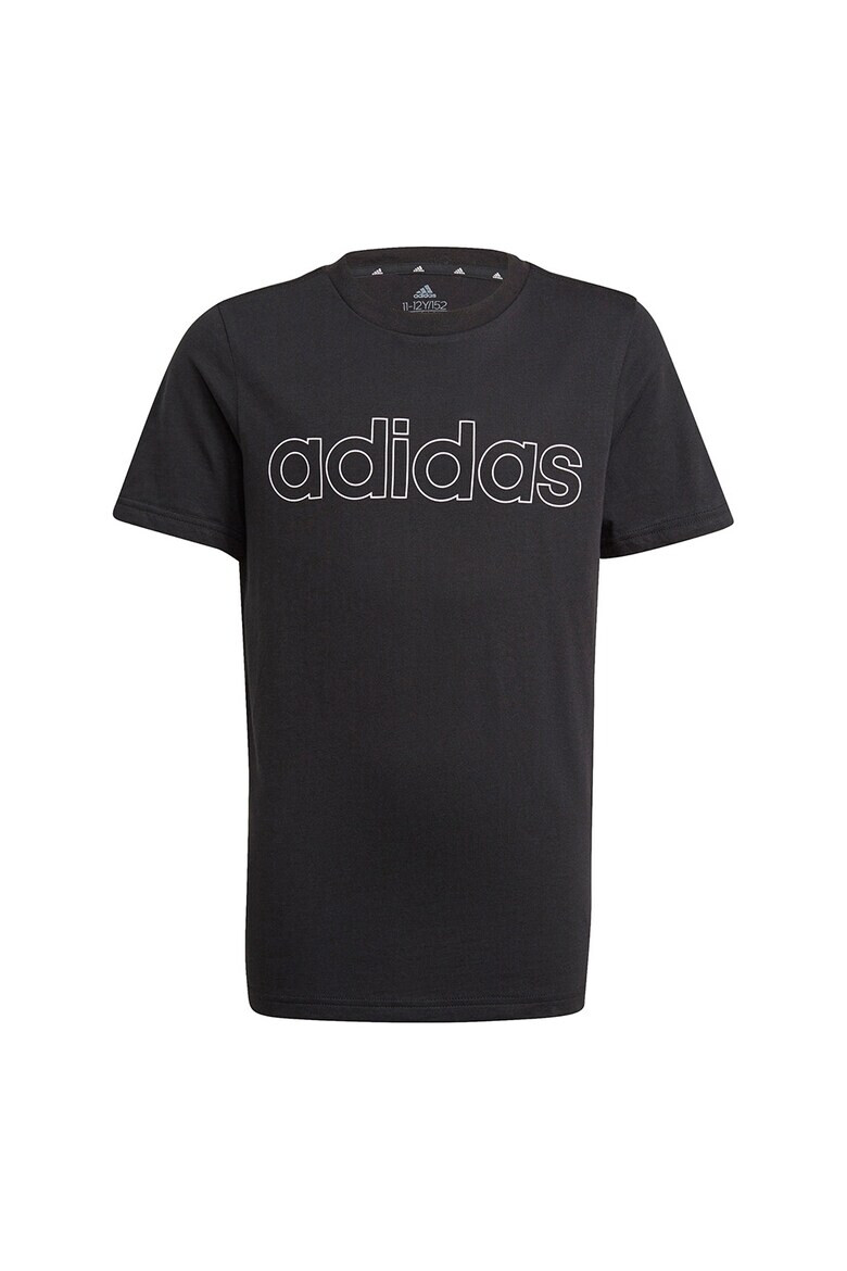 adidas Performance Тениска Essentials с овално деколте и лого - Pepit.bg